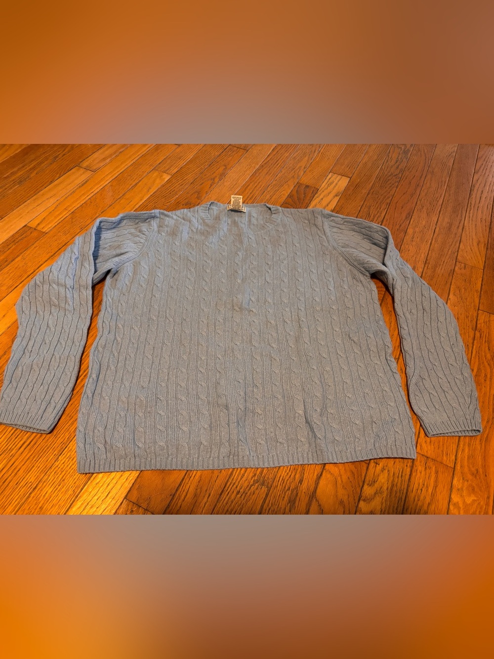 L.L. Bean cable knit sweater. Size woman’s large.